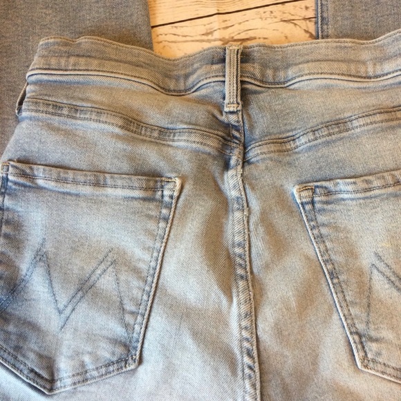 MOTHER The Tripper Flood Fray High Waist Ankle Flare Jeans Big Hair Don’t Car 30 - Picture 6 of 13